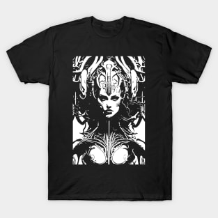 sci fi cyber woman T-Shirt